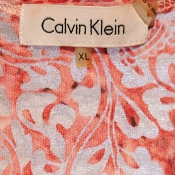 3/$15** Calvin Klein Sheer Embellished Tank Top - Picture 4 of 6